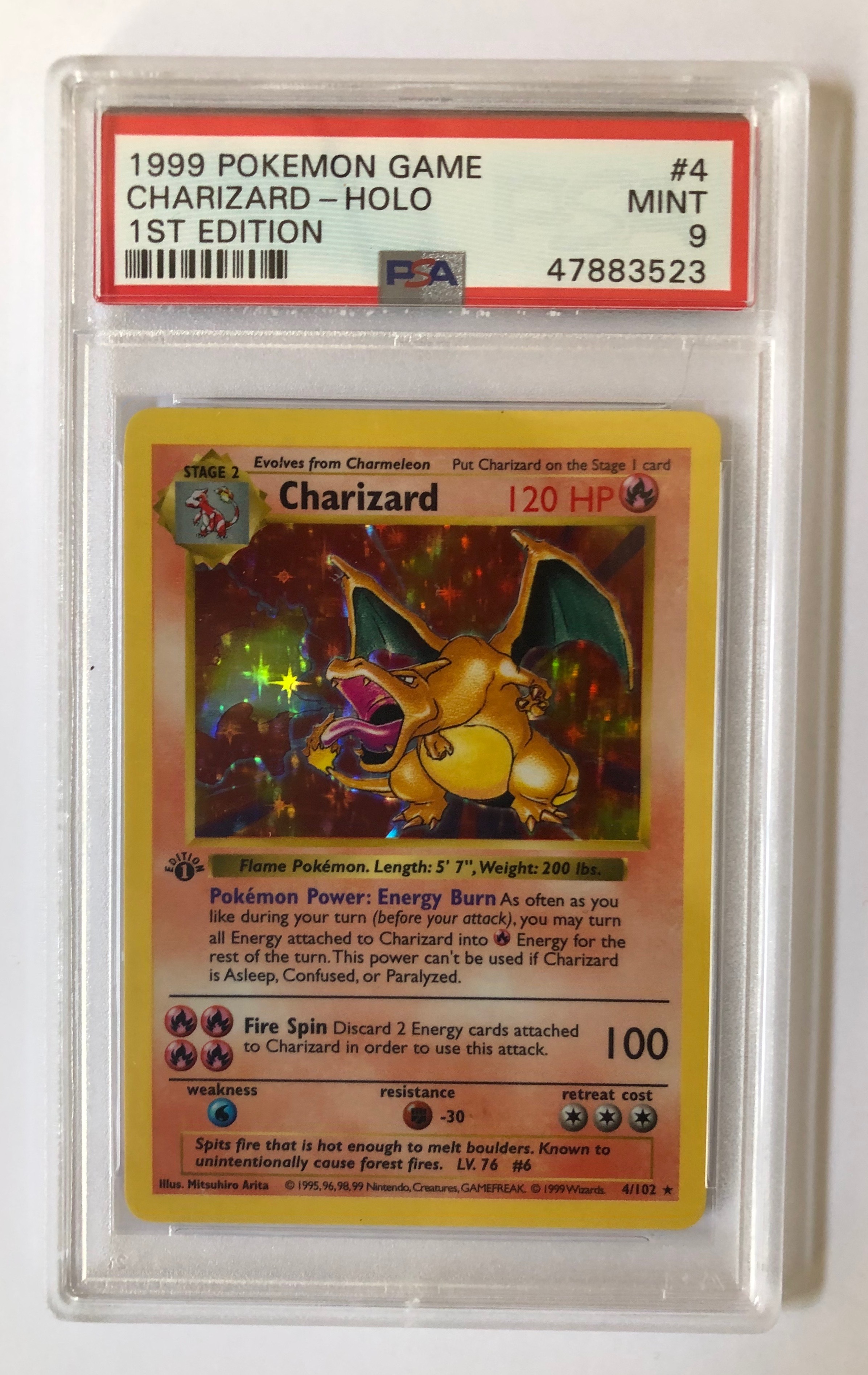 The PSA 9 1st Edition Charizard that started it all